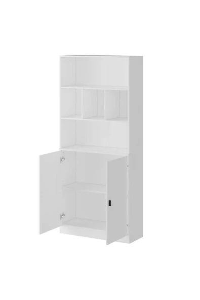 aden home senin evin senin dünyan Beyaz Çok Amaçlı Dolap, %100 Mdf Dolap, Hazır Mutfak Dolabı, Kiler Erzak Dolabı, Mdlp39 - 3