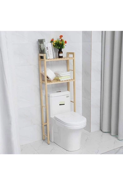 aden home senin evin senin dünyan Ahşap Klozet Wc Üstü Raf, Çok Amaçlı Raf, Banyo Dolabı, Banyo Düzenleyici, Havluluk, Banyo Rafı