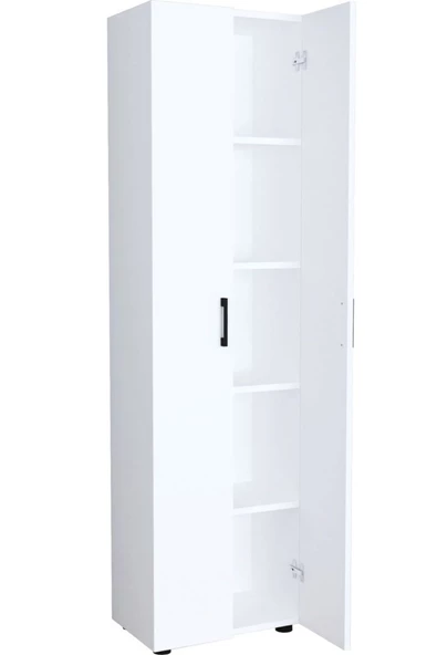 aden home senin evin senin dünyan Beyaz Kapaklı Dolap, Çok Amaçlı Dolap, Mutfak Dolabı, Banyo Dolabı, Kiler Erzak Dolabı, Kitaplık - 2