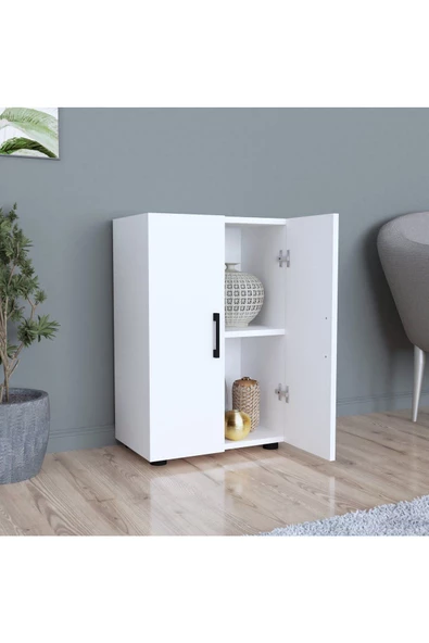 aden home senin evin senin dünyan Beyaz Kapaklı Dolap, Çok Amaçlı Dolap, Mutfak Dolabı, Banyo Dolabı, Kiler Erzak Dolabı, Ayakkabılık - 4