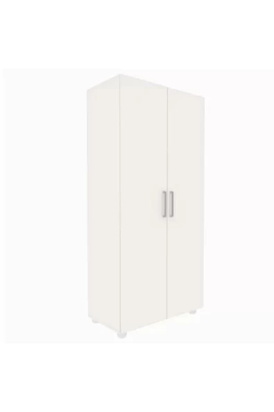 aden home senin evin senin dünyan Kapaklı Beyaz Banyo Dolabı, Çok Amaçlı Dolap, Çamaşır Makinesi Boy Dolabı, Banyo Lavabo Dolabı - 3