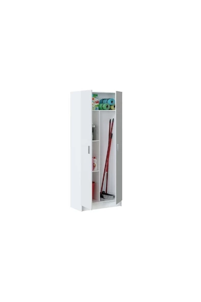 aden home senin evin senin dünyan Beyaz Çok Amaçlı Dolap, Mdf Dolap, Kiler Dolabı, Mutfak Dolabı, Banyo Dolabı, Mcad01 - 2