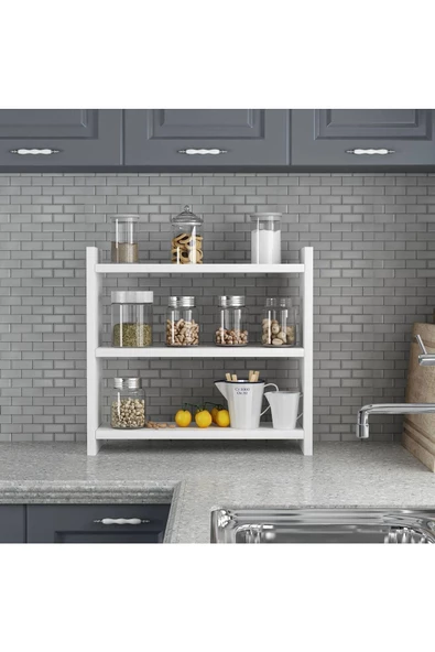 aden home senin evin senin dünyan Baharatlık Standı, Baharatlık Seti, Ahşap Baharatlık Standı, Mutfak Rafı, Tezgah üstü raf, %100 MDF - 3