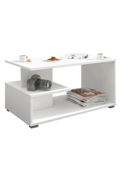 aden home senin evin senin dünyan Orta Sehpa, Akıllı Orta Sehpa, Koltuk Yanı Sehpa, Beyaz Sehpa, Mini Kitaplık, Gazetelik, Zigon Sehpa - 3