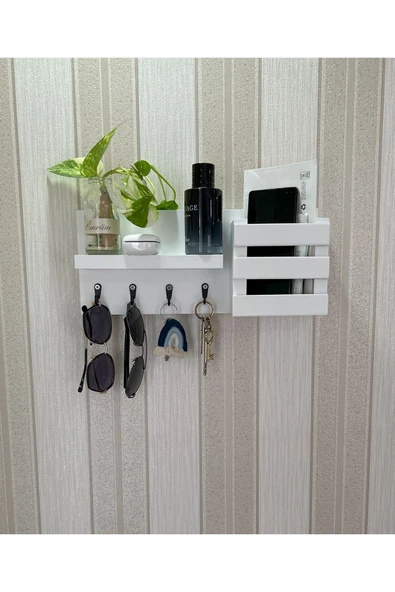 aden home senin evin senin dünyan Ahşap Anahtar Askısı, Askılık, Duvara Monte Anahtarlık, Dekoratif Anahtar Askısı, Kapı Süsü - 4