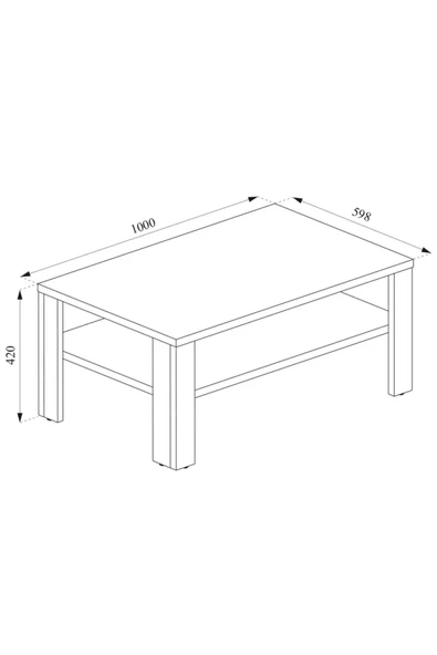 aden home senin evin senin dünyan Orta Sehpa, Akıllı Orta Sehpa, Koltuk Yanı Sehpa, Beyaz Sehpa, Mini Kitaplık, Gazetelik, Zigon Sehpa - 4