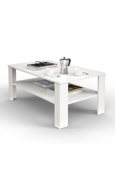 aden home senin evin senin dünyan Orta Sehpa, Akıllı Orta Sehpa, Koltuk Yanı Sehpa, Beyaz Sehpa, Mini Kitaplık, Gazetelik, Zigon Sehpa - 3