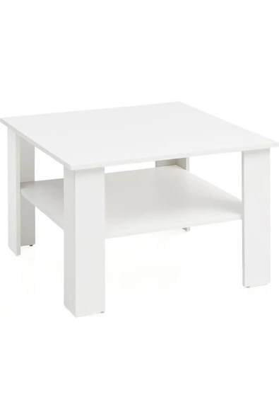 aden home senin evin senin dünyan Orta Sehpa, Beyaz Orta Sehpa, Salon Orta Sehpa, Ahşap Sehpa, %100 MDF, Yan Sehpa - 5