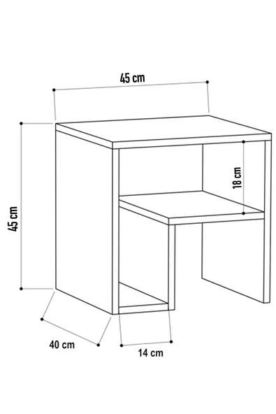 aden home senin evin senin dünyan Yan Sehpa, Laptop Sehpası, Koltuk Yanı Sehpa, Ahşap Yan Sehpa, Mini Kitaplık, Gazetelik, Orta Sehpa - 2