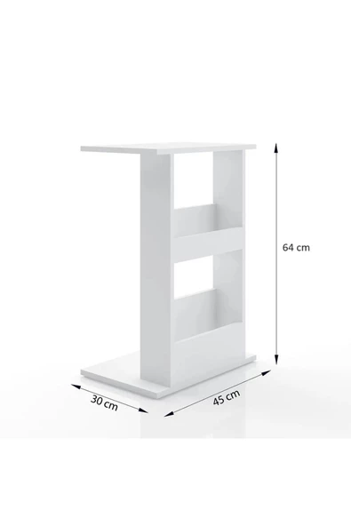 aden home senin evin senin dünyan Yan Sehpa, Laptop Sehpası, Koltuk Yanı Sehpa, Ahşap Yan Sehpa, Mini Kitaplık, Gazetelik, Orta Sehpa - 3