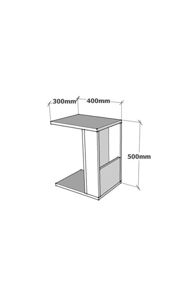 aden home senin evin senin dünyan Yan Sehpa, Laptop Sehpası, Koltuk Yanı Sehpa, Ahşap Yan Sehpa, Mini Kitaplık, Gazetelik, Orta Sehpa - 4
