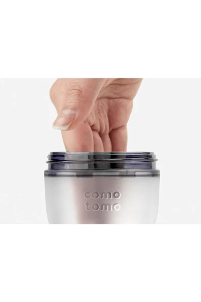 Comotomo Antikolik Silikon Biberon 250ml Yeşil - Orta Akışlı (3-6 AY) - 4