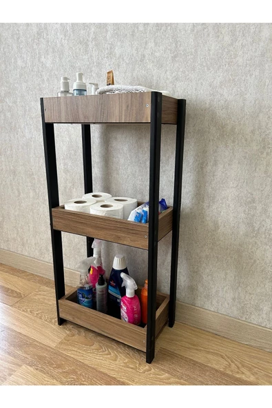 aden home senin evin senin dünyan Ahşap Banyo Rafı, Banyo Organizer, Banyo Düzenleyici Raf, Mutfak Rafı, Banyo Köşe Rafı, Havlu Rafı - 2