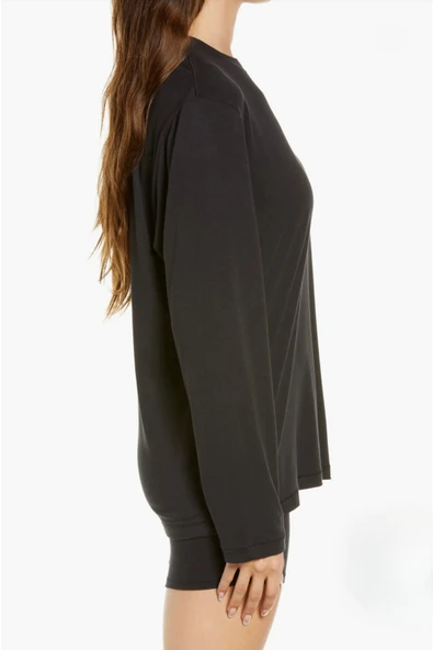 Kadın Bisiklet yaka Uzun kollu Tshırt SPR24TSK41 - Resim 2