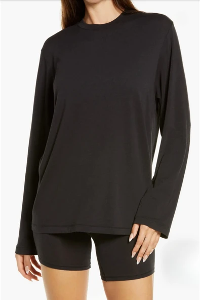 Kadın Bisiklet yaka Uzun kollu Tshırt SPR24TSK41 ürün görseli 1