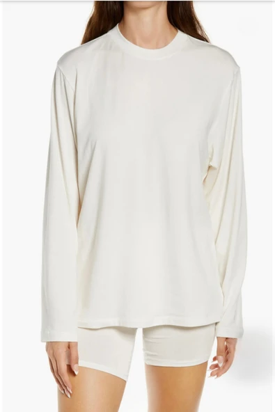 Kadın Bisiklet yaka Uzun kollu Tshırt SPR24TSK41 - Resim 10