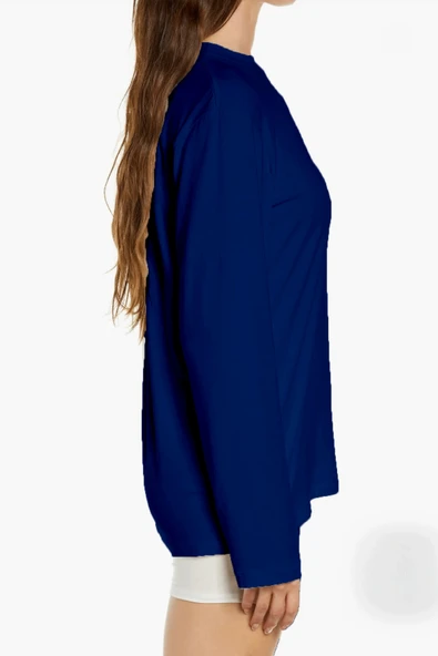 Kadın Bisiklet yaka Uzun kollu Tshırt SPR24TSK41 - Resim 7