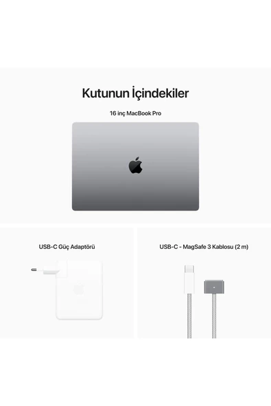 MacBook Pro M2 Pro 16 GB 512 GB SSD 16" MNW83TU/A Uzay Grisi - 7
