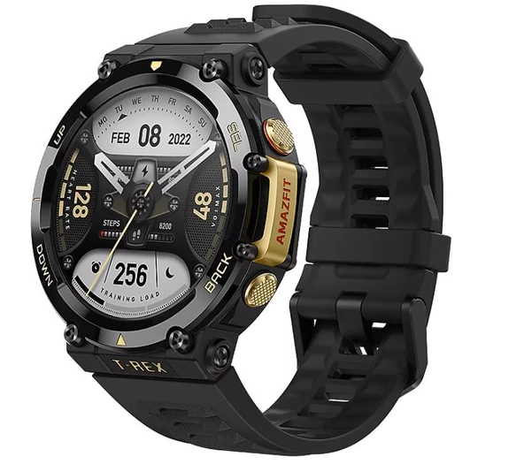 Amazfit T-Rex 2 Altın-Siyah Akıllı Saat (OUTLET) (12 AY EVOFONE GARANTİLİ)