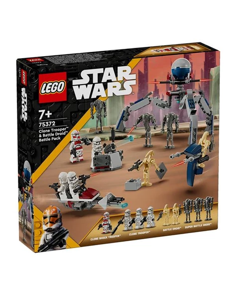 Lego Star Wars Klon Trooper ve Savaş Droidi Savaş Paketi 75372