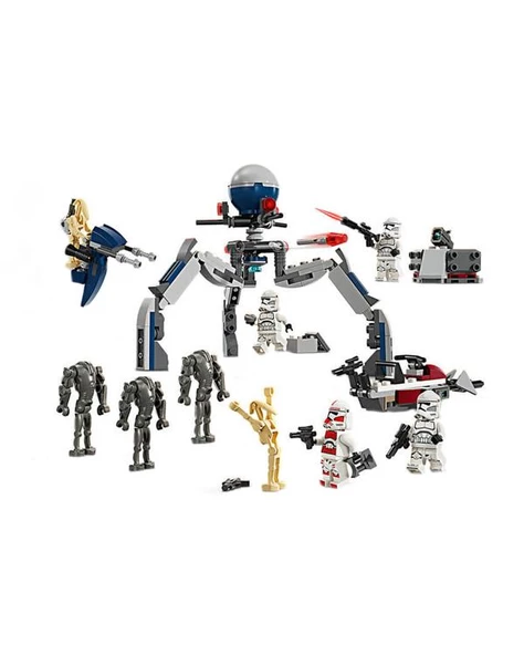 Lego Star Wars Klon Trooper ve Savaş Droidi Savaş Paketi 75372 - 4