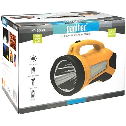 Panther PT-8030 Şarjlı El Feneri 128205 *8 - 3