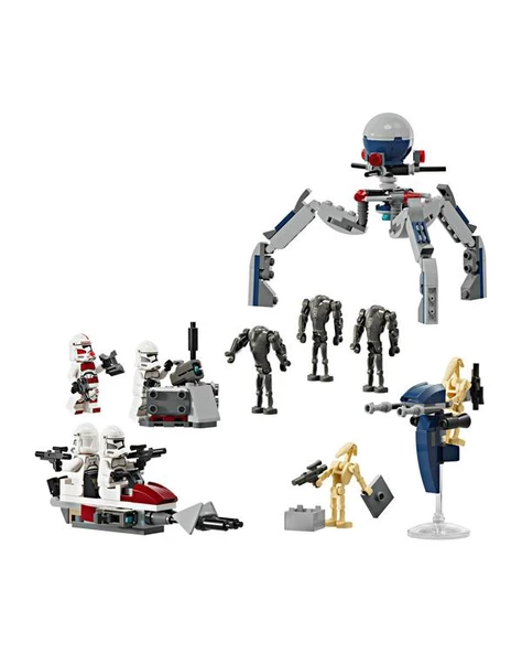 Lego Star Wars Klon Trooper ve Savaş Droidi Savaş Paketi 75372 - 2