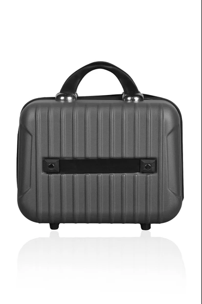 Polo&Sky Class Model Füme Renk Abs Makyaj Çantası El Valizi - 3