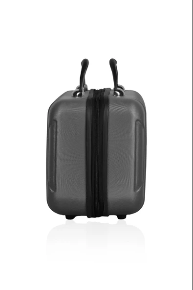 Polo&Sky Class Model Füme Renk Abs Makyaj Çantası El Valizi - 4