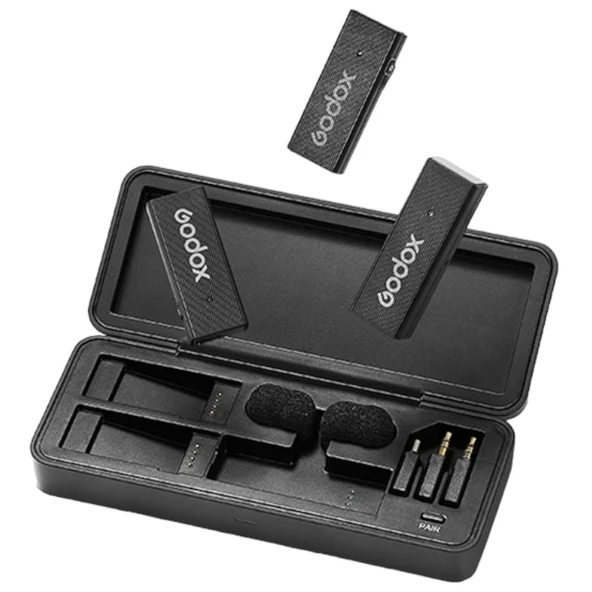 Godox Movelink Mini UC Kit 2 Kablosuz Yaka Mikrofonu Kit Apple Uyumlu - 4