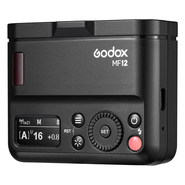 Godox MF12 K2 Makro Flaş Difüzörlü İkili Set + XPRO-N TTL Nikon Tetikleyici - 5