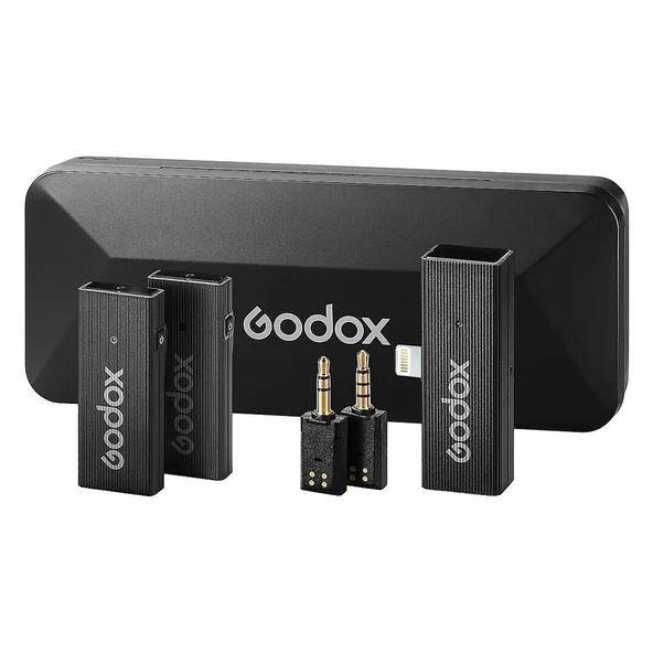Godox Movelink Mini UC Kit 2 Kablosuz Yaka Mikrofonu Kit Apple Uyumlu - 2