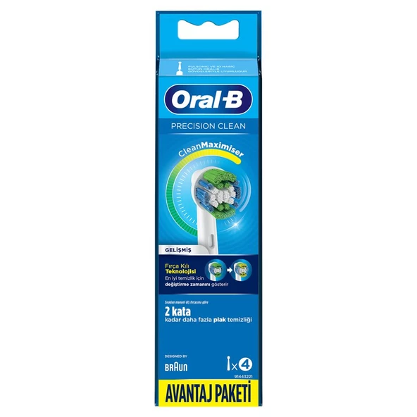 Oral-B Yedek Başlık Precision Clean 4lu