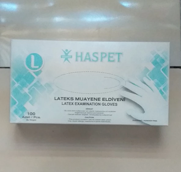 HASPET PUDRASIZ ELDİVEN LATEKS LARGE