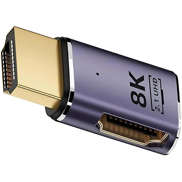 Coofbe HDMI to HDMI 8K 2.1UHD Çevirici 8K Dönüştürücü OTG 8K 60hz Görüntü Aktarım Çevirici Adaptör