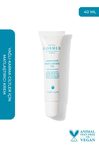 Complete Benefit Spot Control Gel - Akne Eğilimli Ciltler Için Çay Ağacı Içeren Kontrol Jel 15 ml