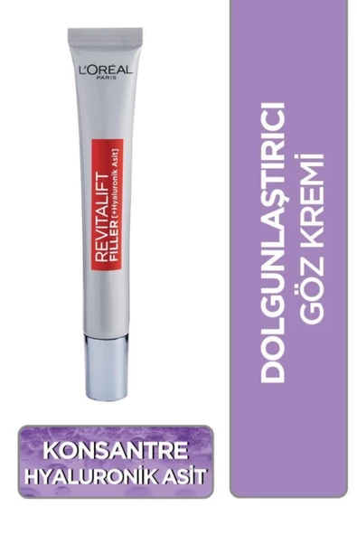 Revitalift Filler Dolgunlaştırıcı Yaşlanma Karşıtı Göz Bakım Kremi 15ml -Hyaluronik Asit