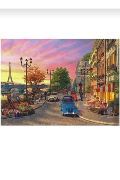 Anatolian Paris'te Akşamüstü Puzzle 1000 Parça 1004