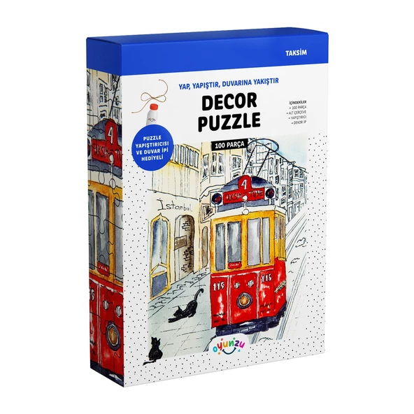 Oyunzu Taksim 100 Parça Dekor Puzzle