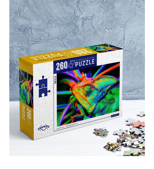 Oyunzu Bukalemun 260 Parça Puzzle