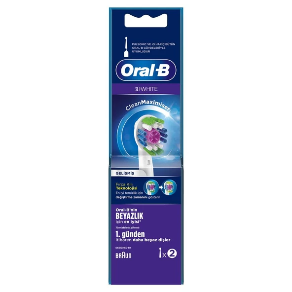 Oral-B Yedek Başlık 3DW 2li