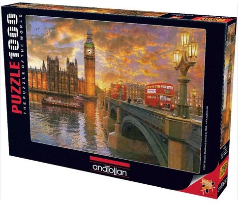 Anatolian Londra'da Günbatımı-Westminster Sunset 1000 Parça 1023