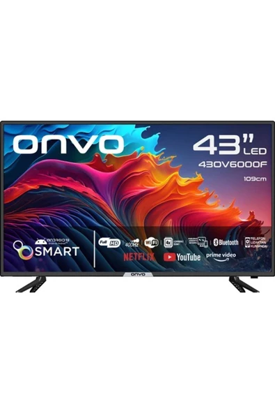 ONVO 43OV6000F Full HD 43" 109 Ekran Uydu Alıcılı Android Smart LED TV