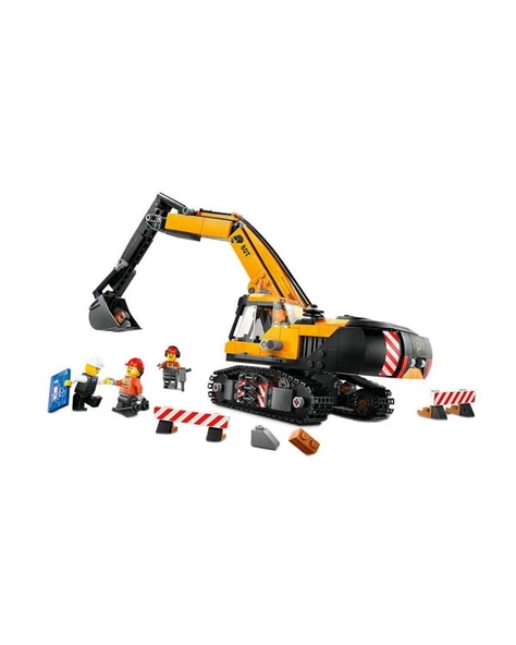 Lego City Sarı İnşaat Ekskavatörü 60420 - 3