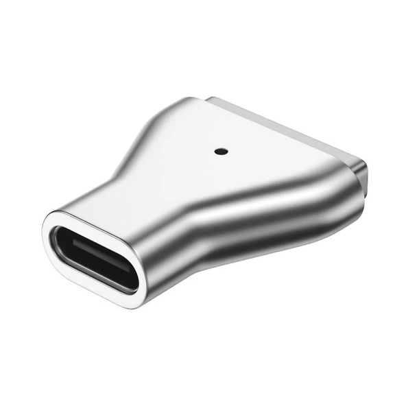 Type-C To Magsafe 2 85W a Kadar Destekli Düz Tip Şarj Çevirici Adaptör