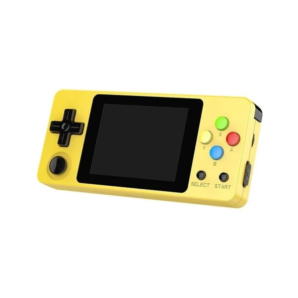 Cosmostech LDK Game Taşınabilir Retro El Atarisi Oyun Konsolu 2.6 inç ekran Ekran -10.000+ Oyunlu Sarı - 2
