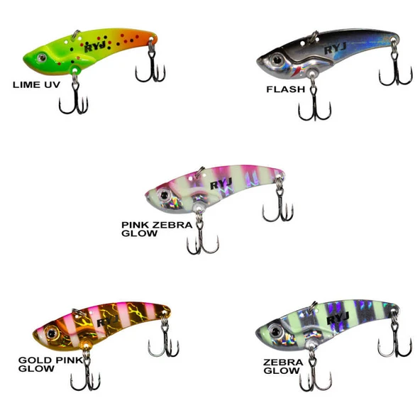 Ryuji Mirror Vib 4gr / 3.5cm Jig Yem  Standart TIGER GLOW - 2