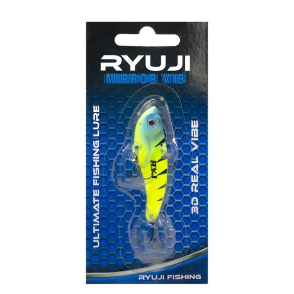 Ryuji Mirror Vib 4gr / 3.5cm Jig Yem  Standart TIGER GLOW - 4