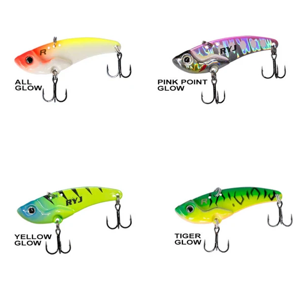 Ryuji Mirror Vib 4gr / 3.5cm Jig Yem  Standart TIGER GLOW - 3