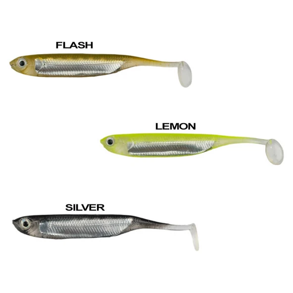 Ryuji Real Fish 8cm Silikon Yem (5 Adet)  LEMON Standart